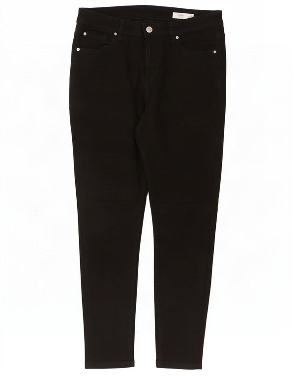 Marks & Spencer Womens The Ivy Skinny Jeans UK 14 Large W32 L28 Black