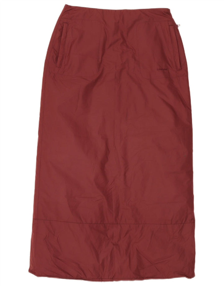 Invicta Dame Polstret Maxi Nederdel UK 12 Medium W30 Burgundy Polyester