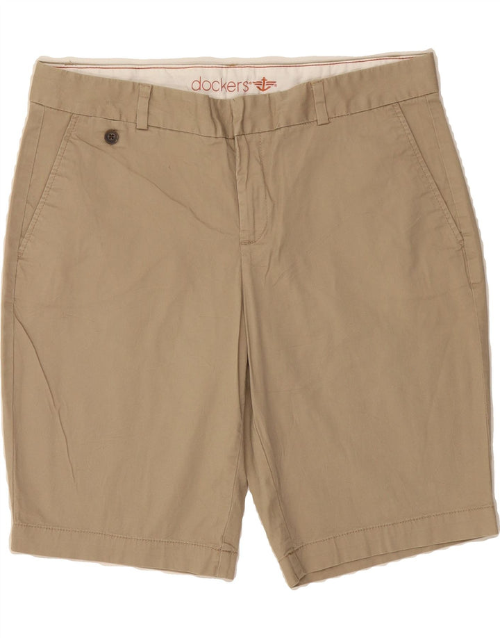 DOCKERS Womens Casual Trousers US 12 Large W32 Beige Cotton Vintage Dockers and Second-Hand Dockers from Messina Hembry 