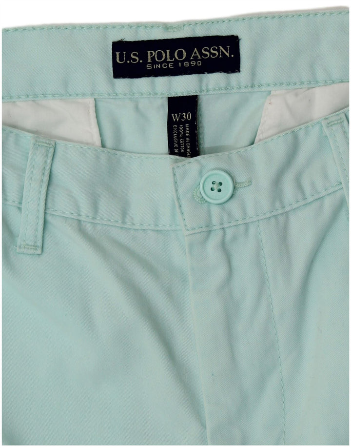 U.S. POLO ASSN. Herre Chino Shorts W30 Medium Blue Bomuld