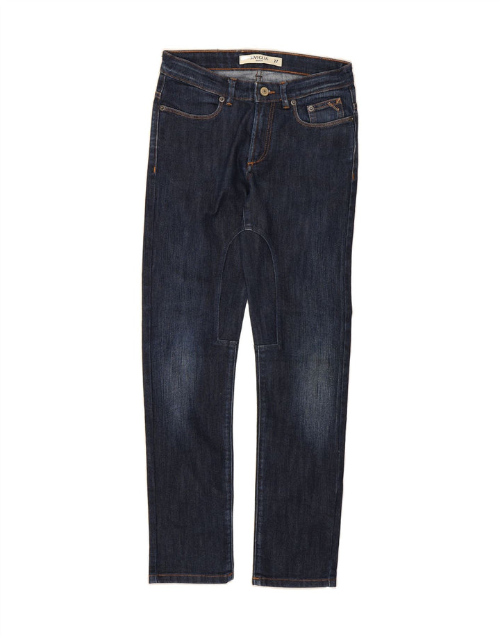 SIVIGLIA Womens Slim Jeans W27 L28 Navy Blue Cotton Vintage SIVIGLIA and Second-Hand SIVIGLIA from Messina Hembry 