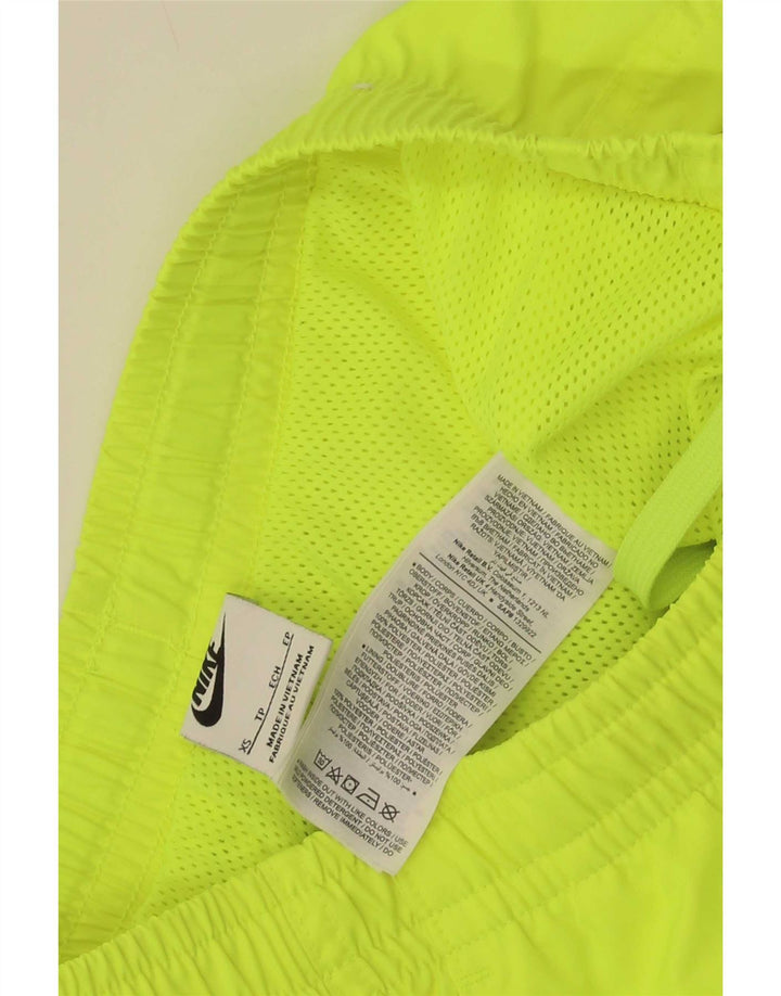Nike Herre grafiske sportsshorts XS Gul polyester