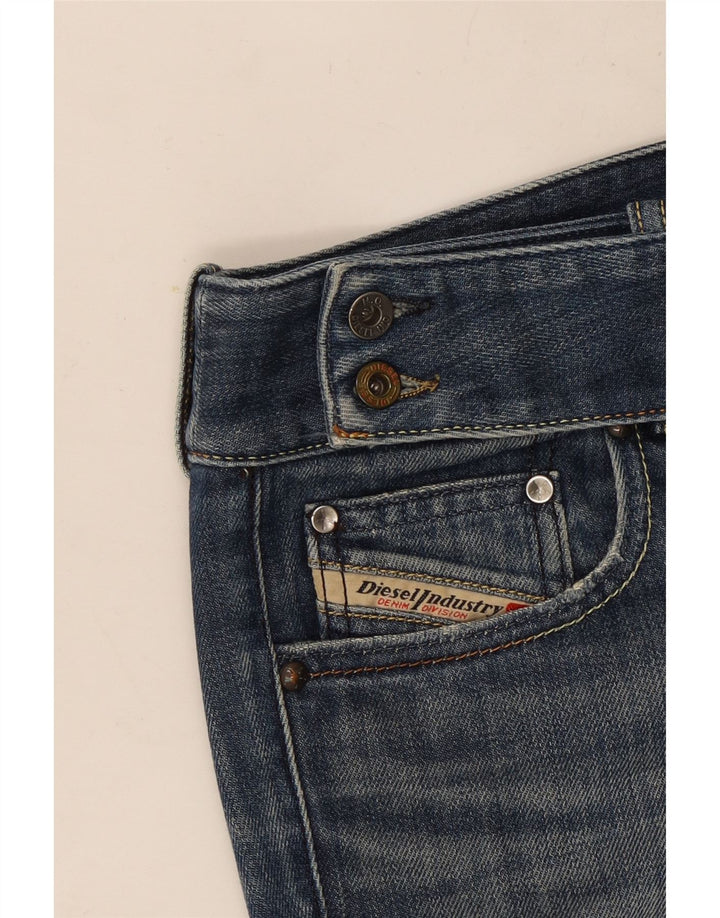 Diesel Dame Bootcut Jeans W28 L31 Blå Bomuld