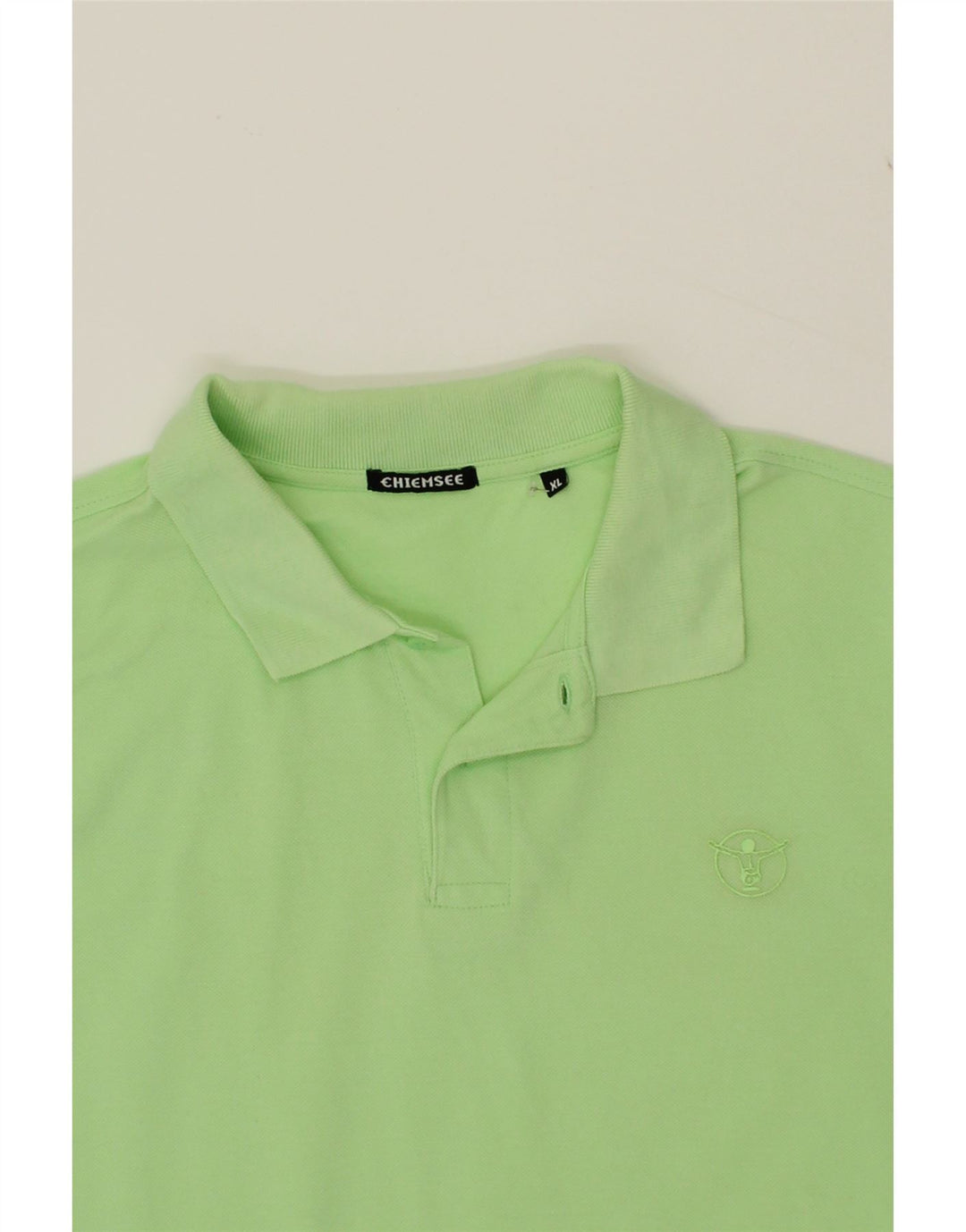 CHIEMSEE Mens Polo Shirt XL Green Cotton Vintage Chiemsee and Second-Hand Chiemsee from Messina Hembry 