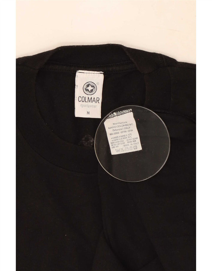 Colmar Herre grafisk T-shirt Top Medium Sort Bomuld
