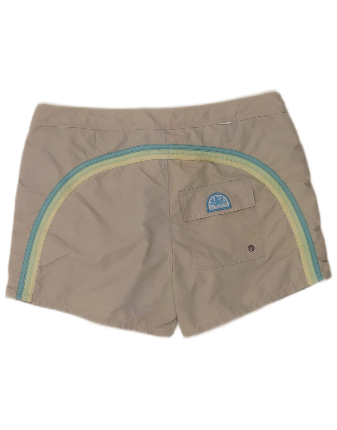 Sundek Herre badeshorts Stor Gråstribet Nylon