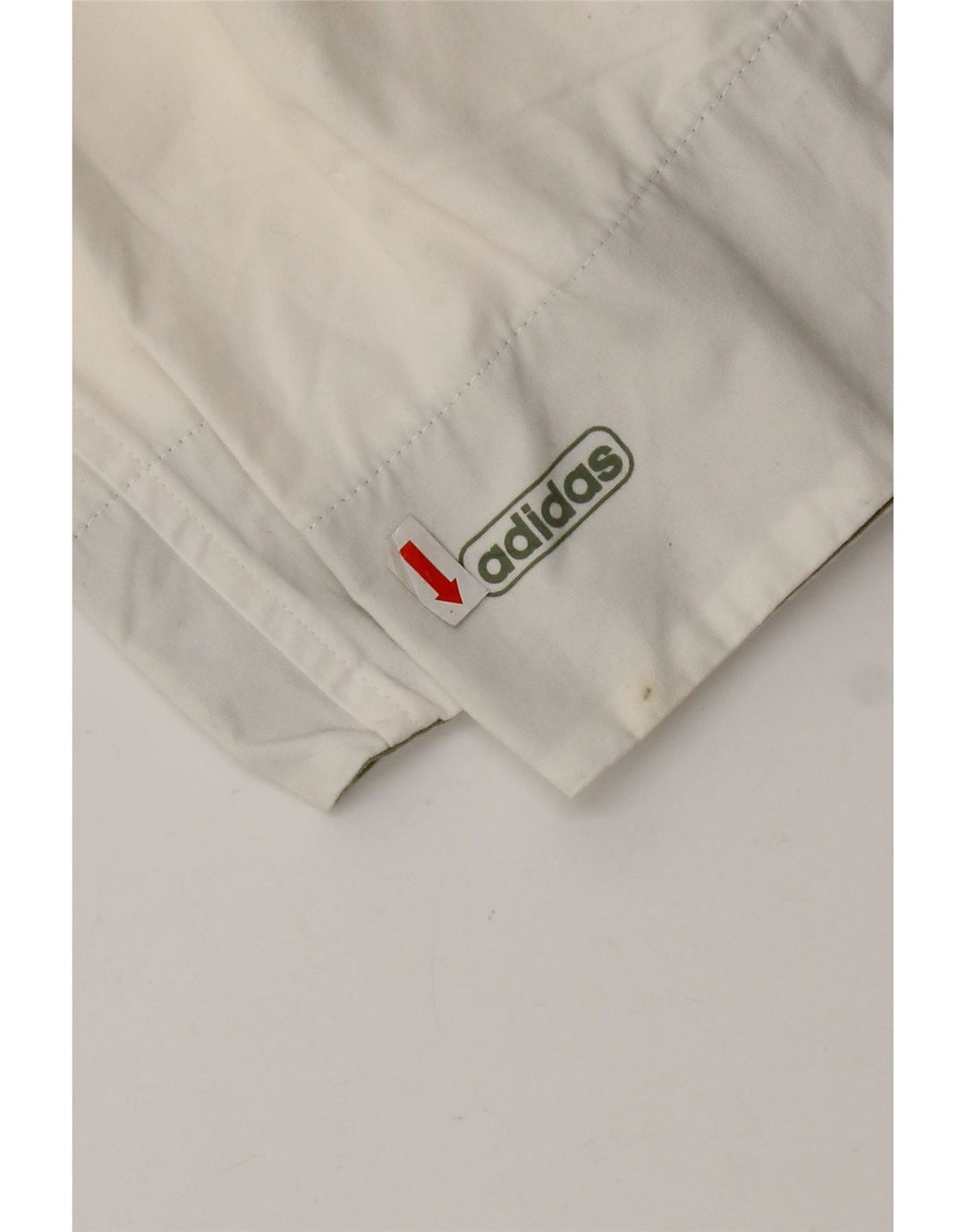 Adidas Bermuda Shorts til kvinder UK 12 Medium W30 Hvid Bomuld