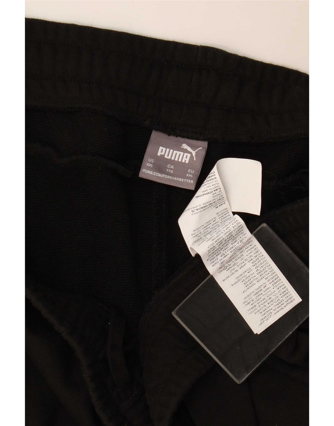 Puma Herre Sportshorts 2XL Sort Colourblock Bomuld