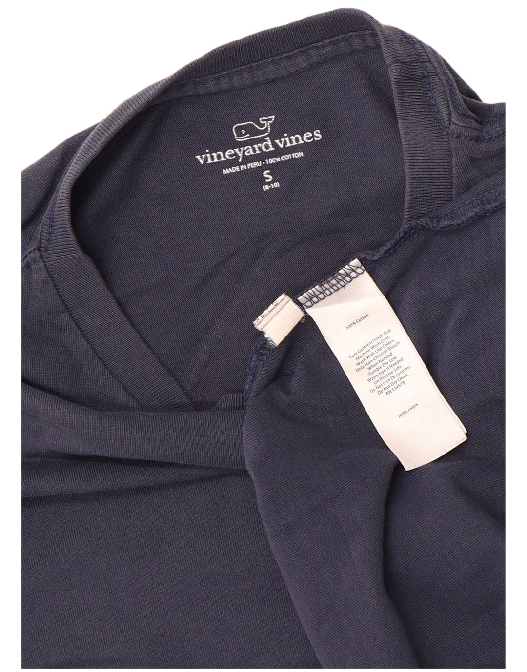 VINEYARD VINES Drenge Grafisk Top Langærmet 8-9 År Lille Blå Jul