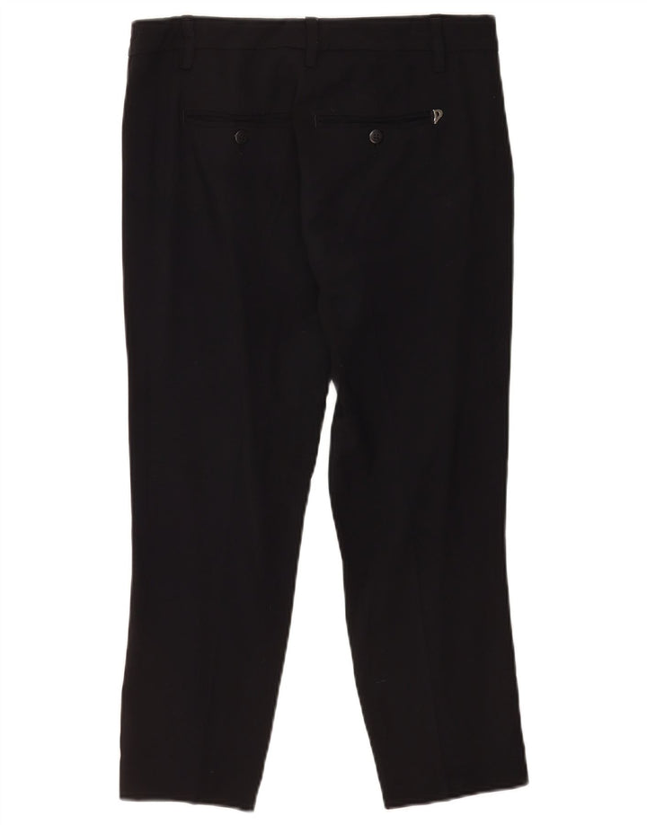 Dondup Dame Crop Suit Bukser W30 L24 Sort Viscose