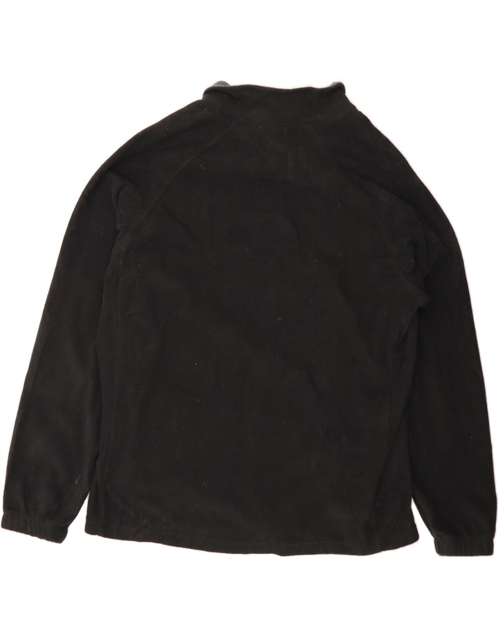 STARTER Mens Fleece Jacket UK 40 Large Black Polyester Vintage Starter and Second-Hand Starter from Messina Hembry 