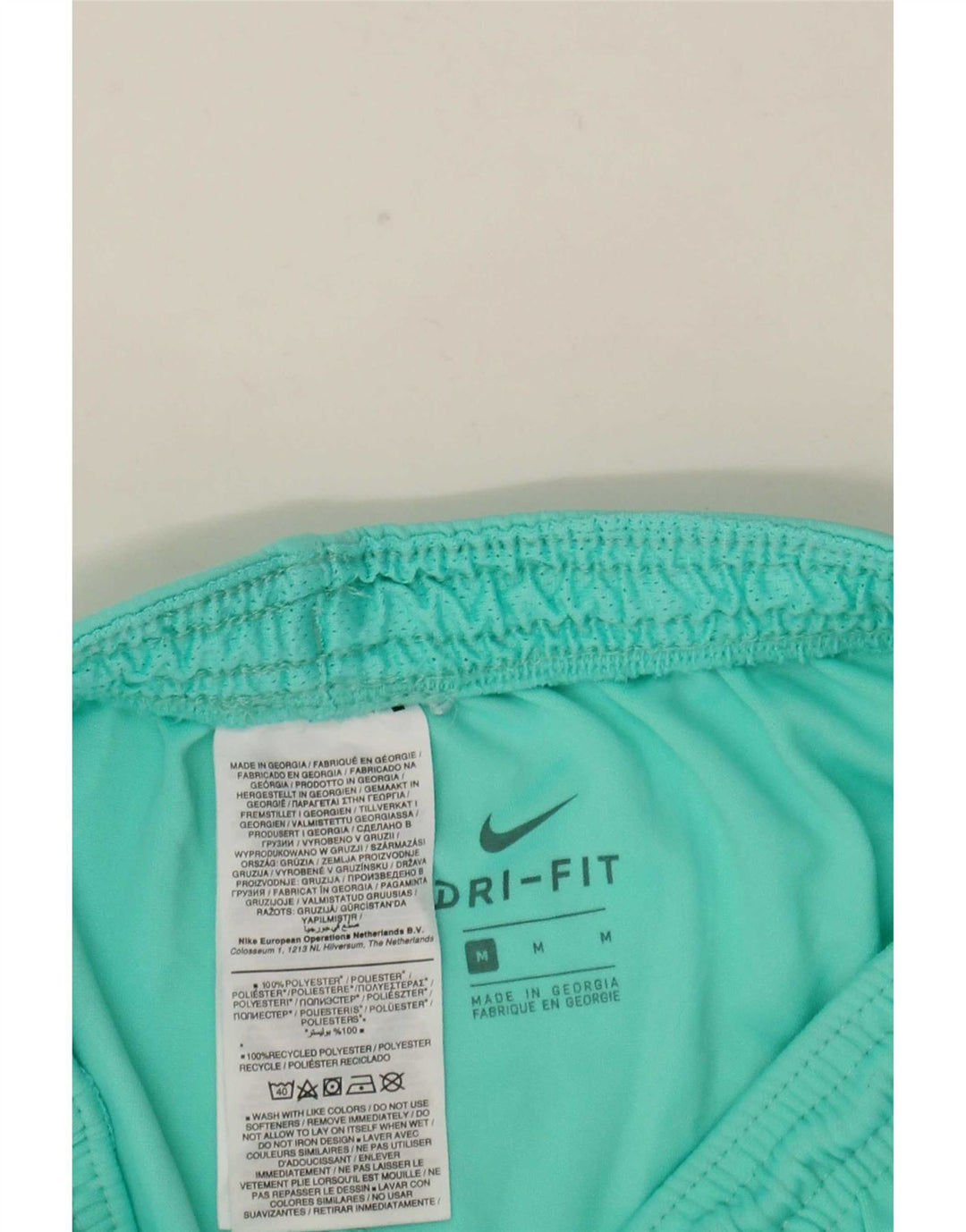 Nike Herre Dri Fit sportsshorts Medium turkis polyester