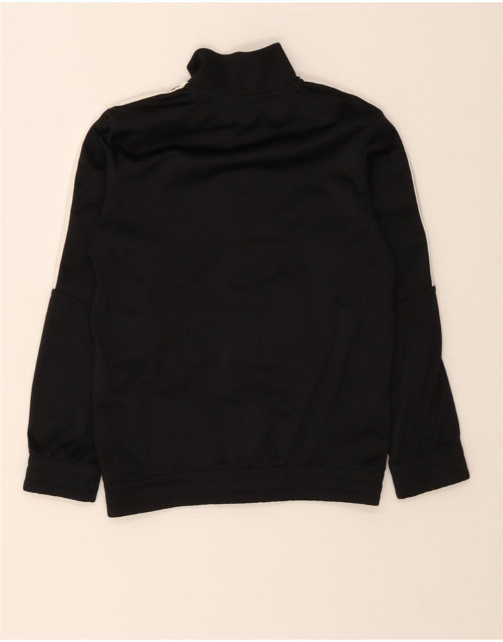 ADIDAS Boys Tracksuit Top Jacket 7-8 Years Black Polyester Vintage Adidas and Second-Hand Adidas from Messina Hembry 