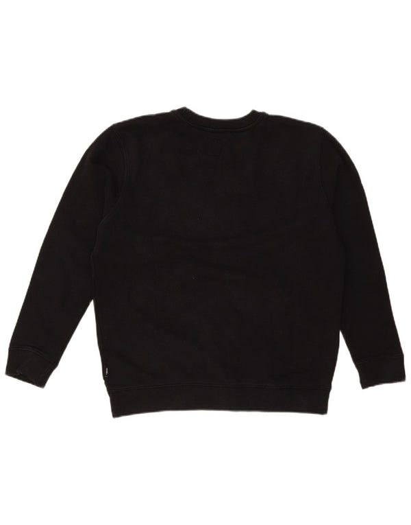 Vans Dame Grafisk Sweatshirt Jumper UK 16 Large Sort