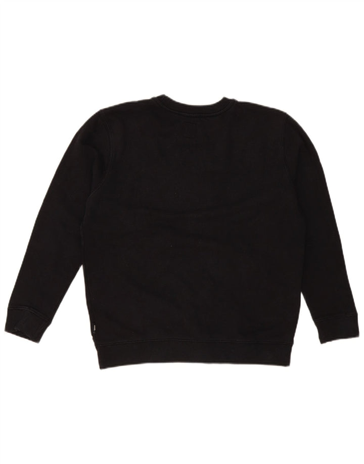 Vans Dame Grafisk Sweatshirt Jumper UK 16 Large Sort
