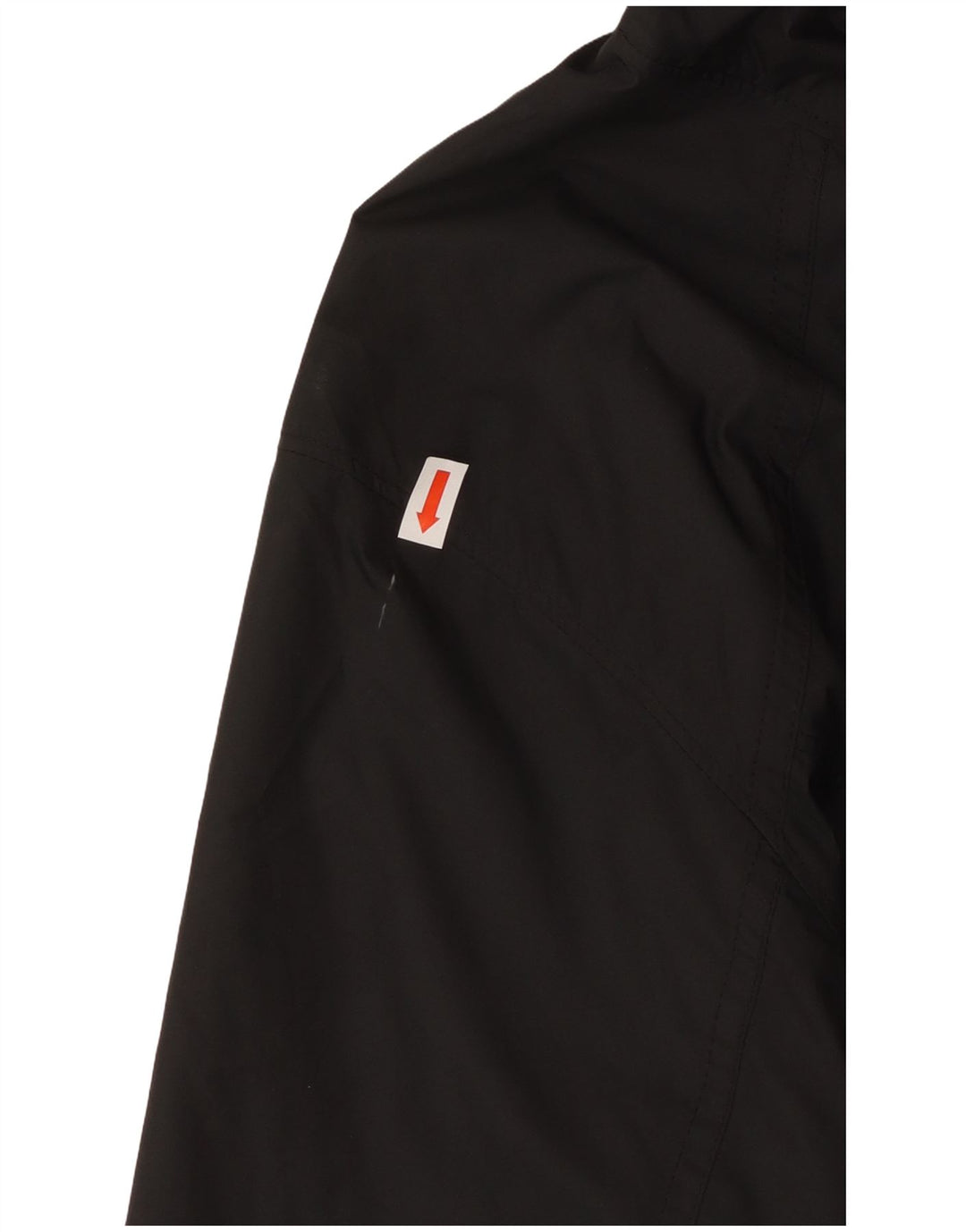 COLUMBIA Womens Hooded Raincoat UK 14 Medium Black Polyester
