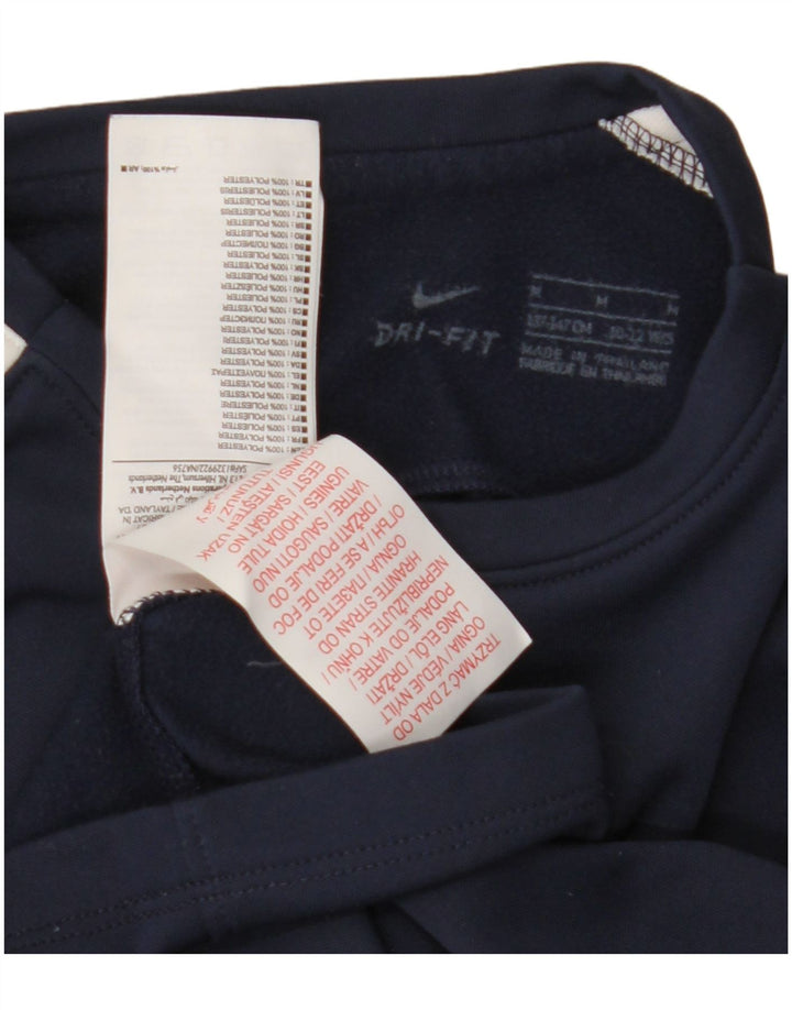 Nike Boys Dri Fit Top Langærmet 10-11 år Medium Navyblå Polyester