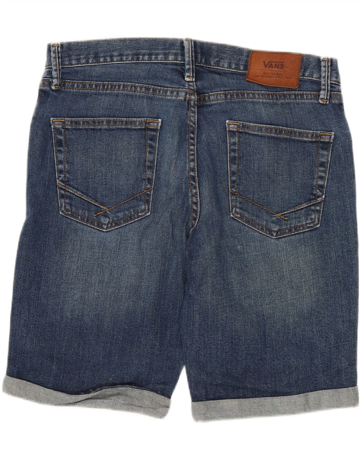 VANS Denimshorts til mænd W30 Medium Navyblå Bomuld