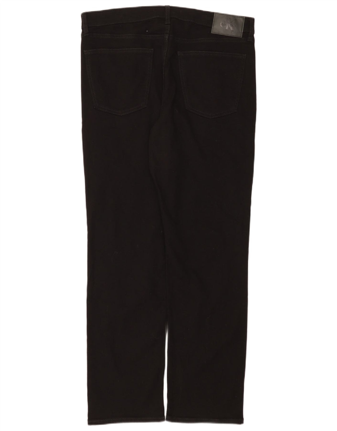 Calvin Klein Straight Jeans til mænd W36 L32 Sort bomuld