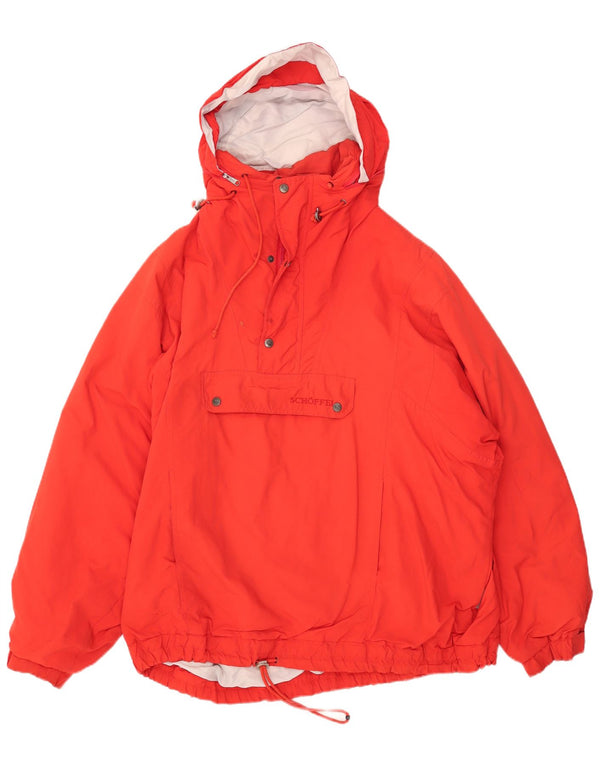 SCHÄFER Herre Gore-Tex Hætte Anorak Jakke UK 44 2XL Rød Polyamid
