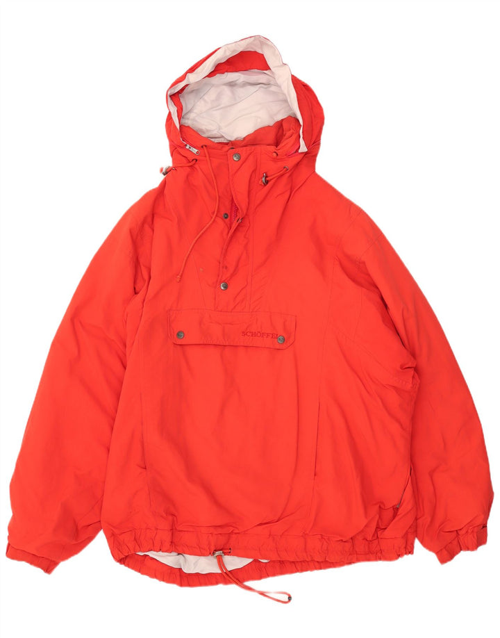 SCHÄFER Herre Gore-Tex Hætte Anorak Jakke UK 44 2XL Rød Polyamid