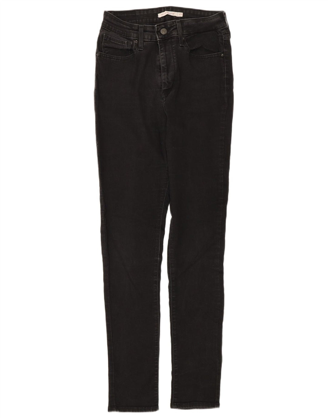 LEVI'S Dame 721 Skinny Jeans med høj talje W27 L30 Grå