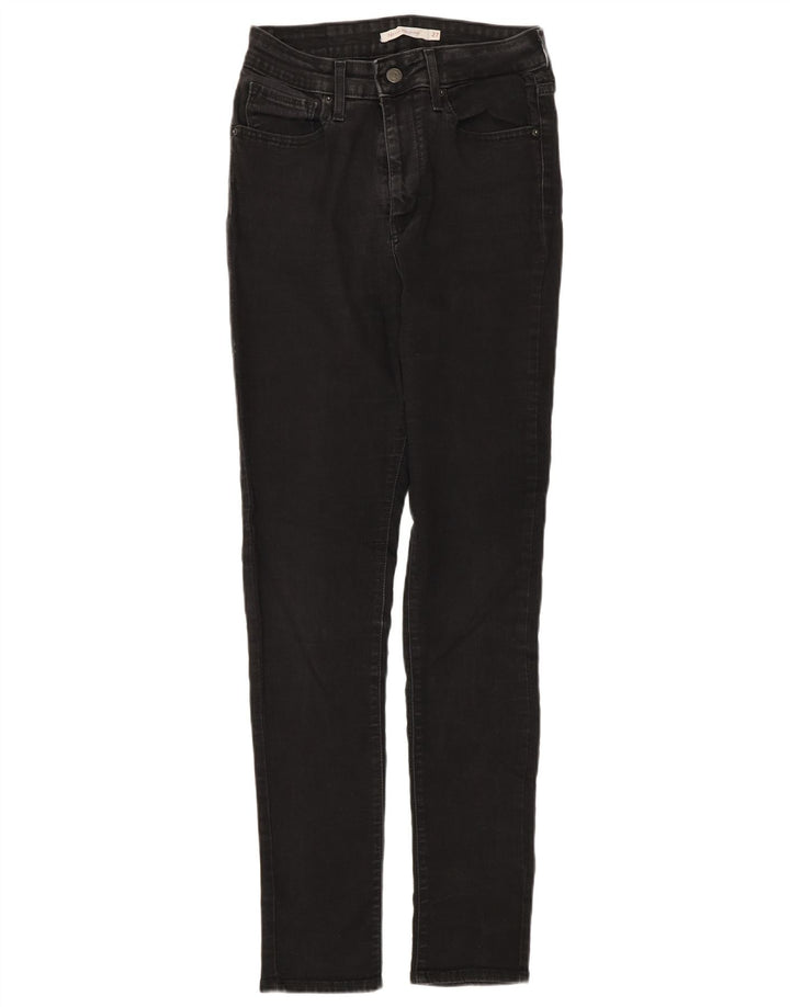 LEVI'S Dame 721 Skinny Jeans med høj talje W27 L30 Grå