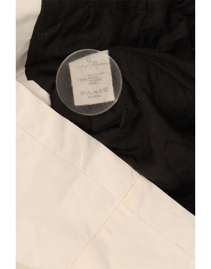 Conte of Florence Utility Jakke IT 42 Medium Hvid Nylon til kvinder