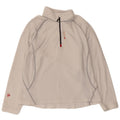 Musto Dame Fleece Jumper med lynlås DK 14 Stor hvid polyester