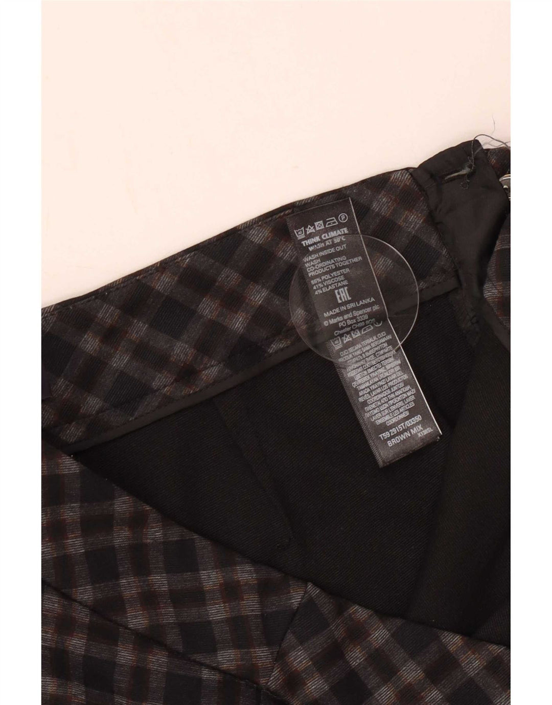 Marks & Spencer Dame Casual Bukser UK 12 Medium W30 L29 Brun ternet