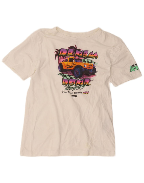 Levi's Boys Grafisk T-Shirt Top 15-16 År Hvid Bomuld