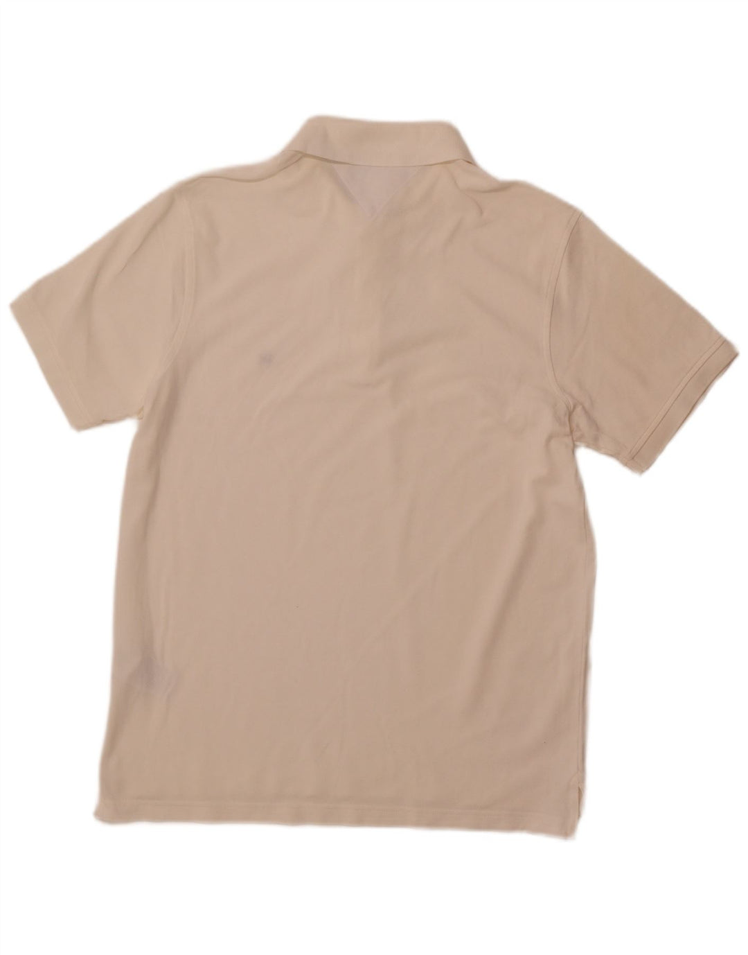 TOMMY HILFIGER Herre Slim Fit Polo Shirt XL Off White Bomuld