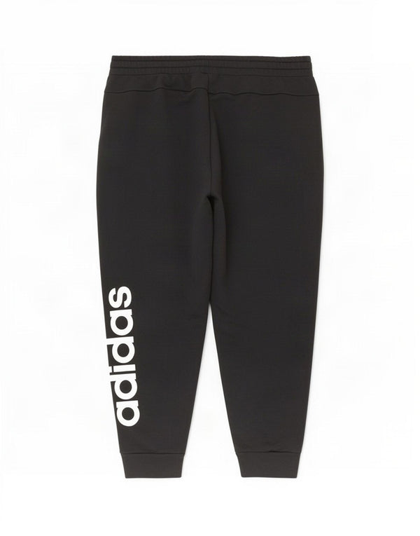 Adidas Grafisk træningsdragt bukser til kvinder Joggers UK 28/30 3XL sort bomuld