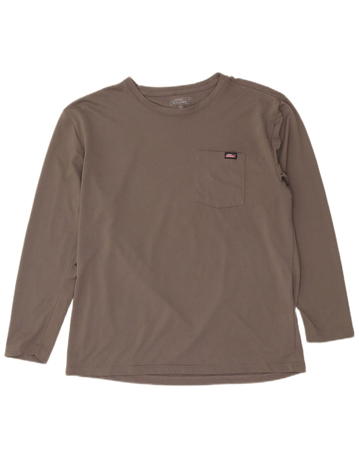 Dickies Herre Top Langærmet XL Grå Polyester