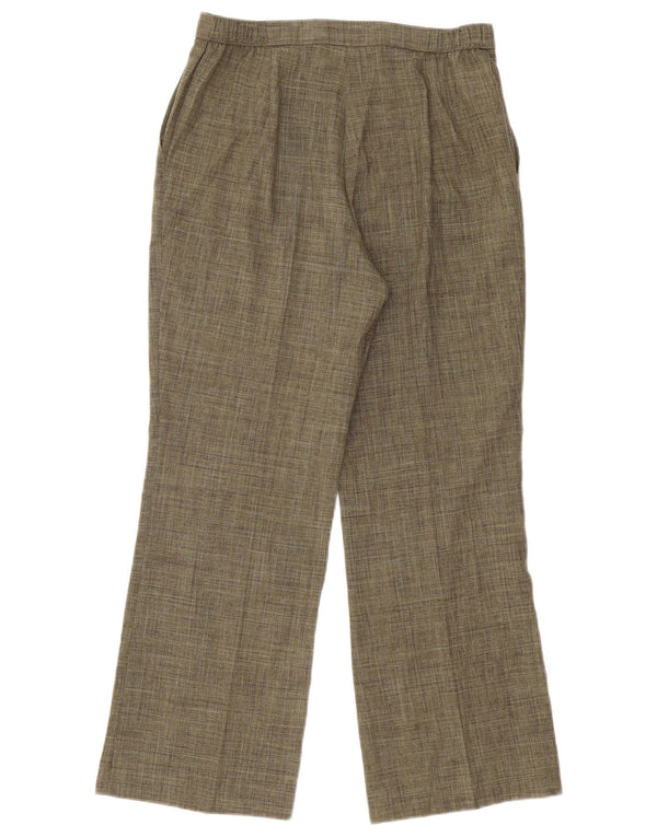 Marks & Spencer Casual Bukser til kvinder UK 12 Medium W30 L29 Grøn Flecked