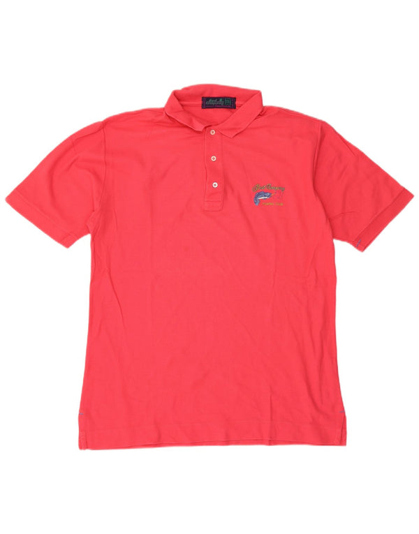 Best Company Mens Polo Shirt 2XL Pink Cotton
