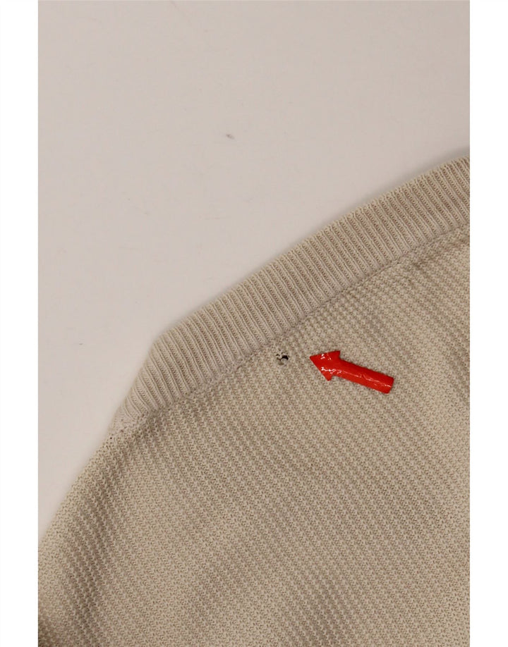 Zara Herre sweater med rund hals, medium beige