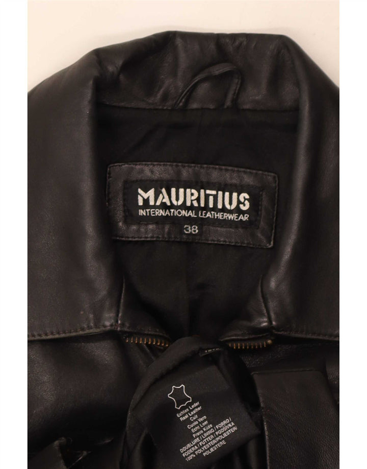 Mauritius Dame Læderjakke EU 38 Medium Sort