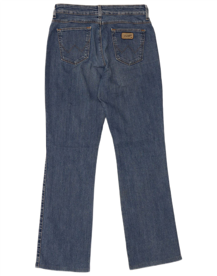 WRANGLER Dame Bootcut Jeans W30 L30 Blå Bomuld