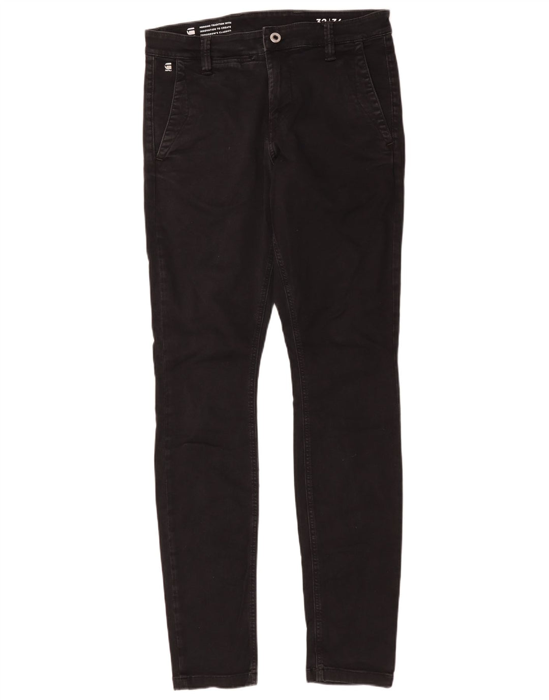G-Star Slim Jeans til mænd W32 L36 sort bomuld