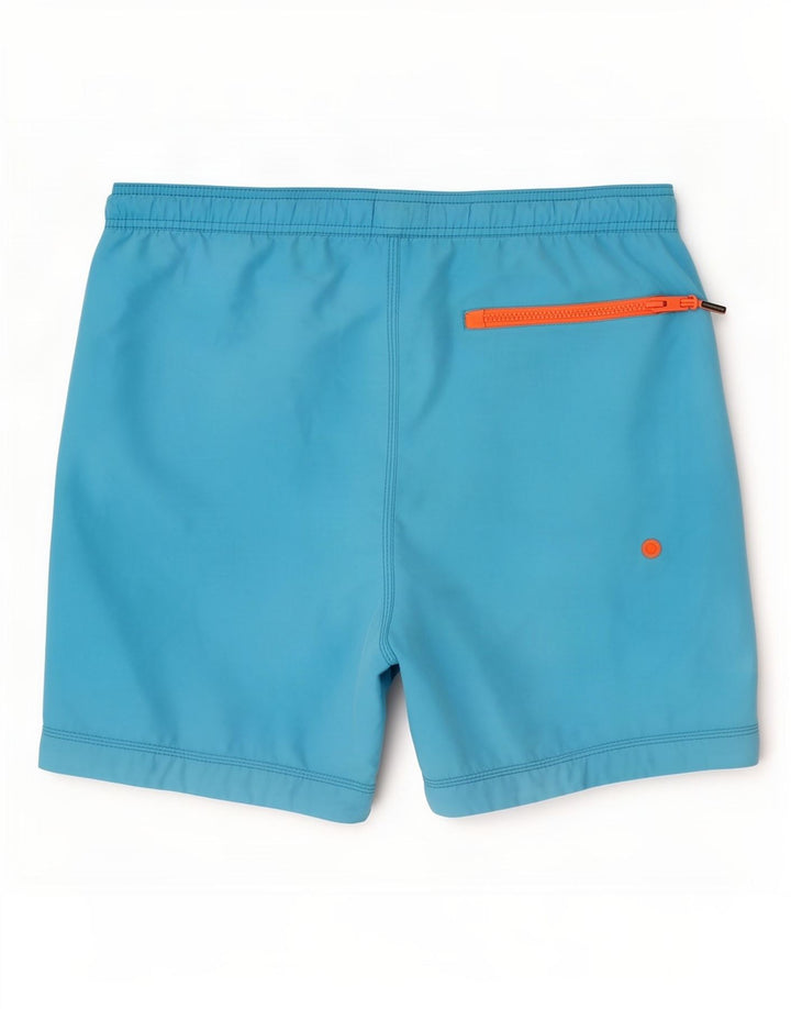 Superdry grafiske svømmeshorts til mænd XL blå polyester