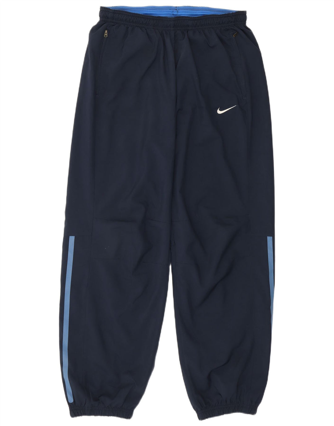 Nike Træningsdragt bukser til mænd Joggers Large Navy Blue Polyester