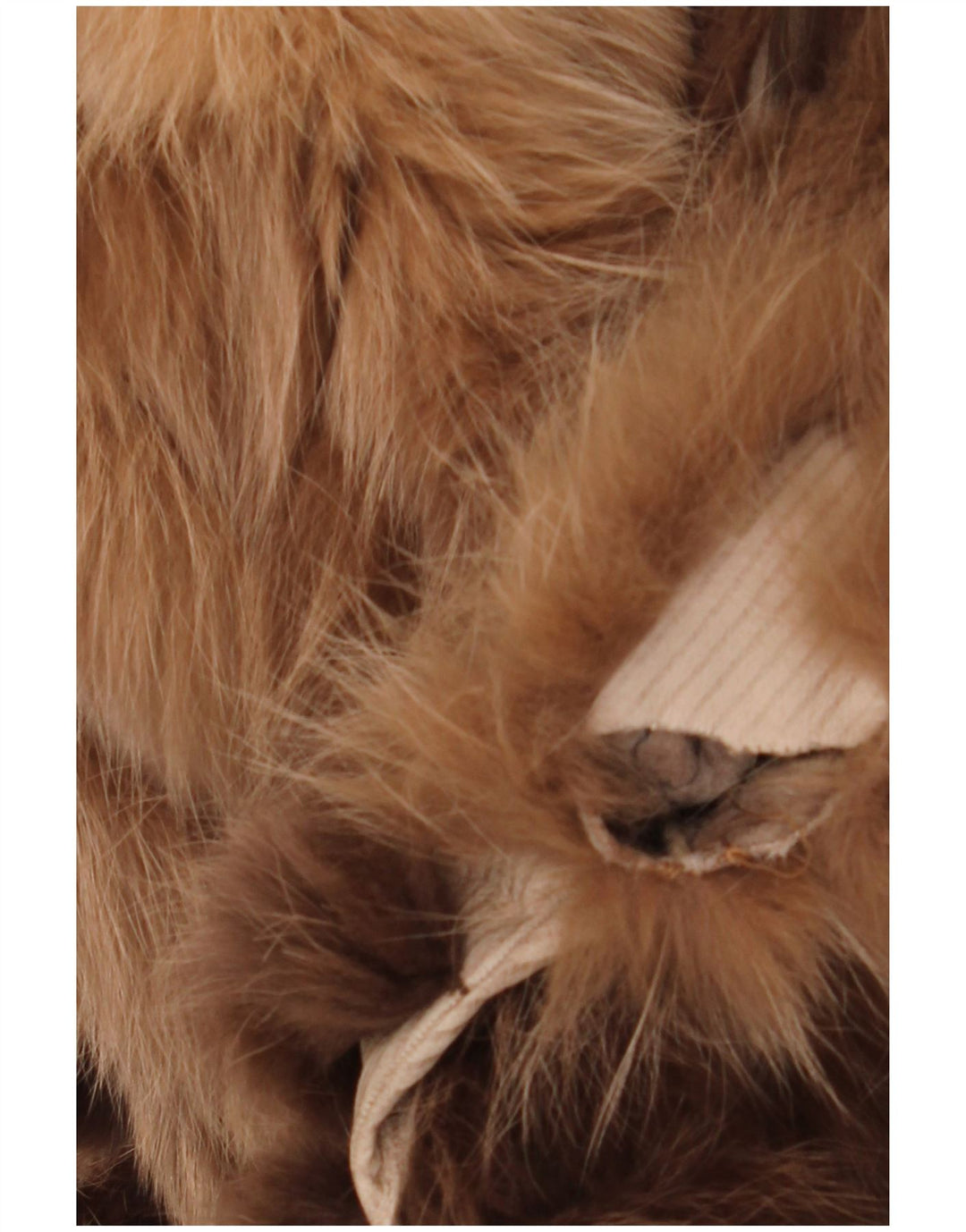 VINTAGE Dame imiteret Pels Vendbar Overfrakke UK 18 XL Brun Blomster