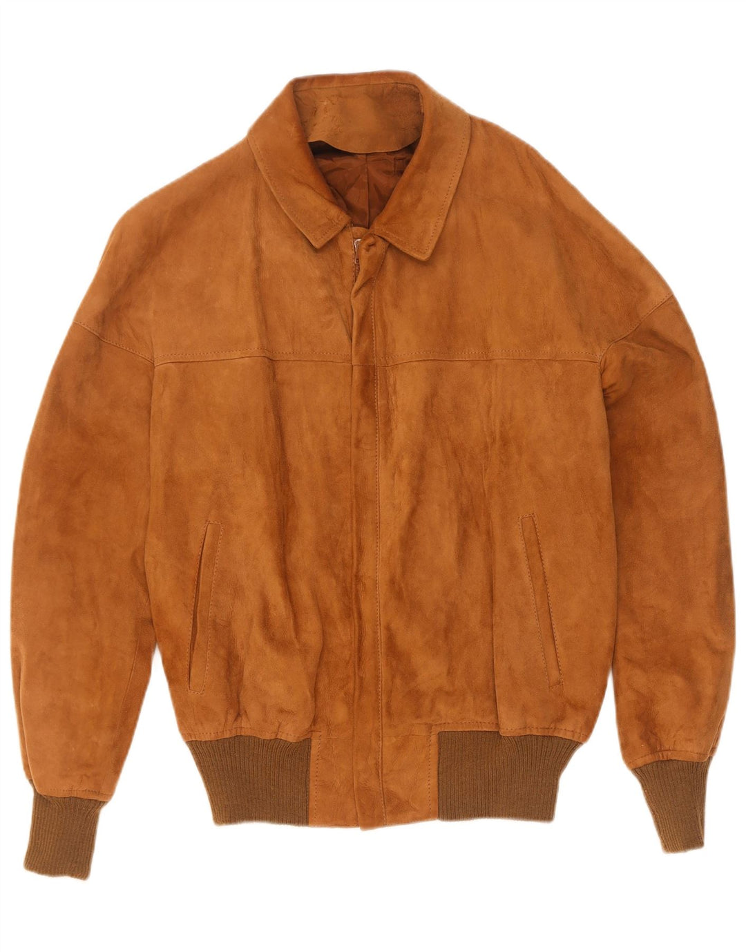 Maren Herre Ruskind Bomber Jacket IT 50 Large Beige Læder