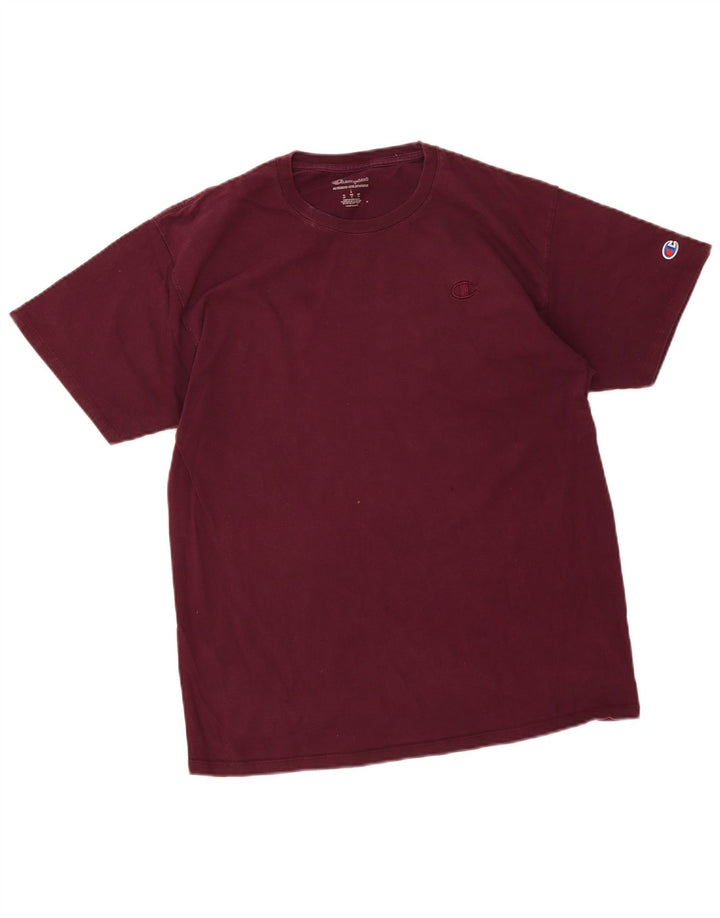 Champion Herre T-Shirt Top Large Burgundy