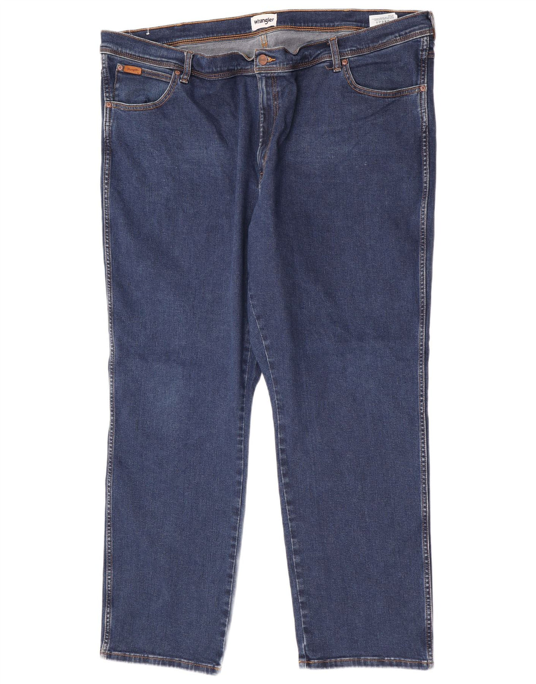 Wrangler Herre Texas Straight Jeans W50 L32 Blå Bomuld