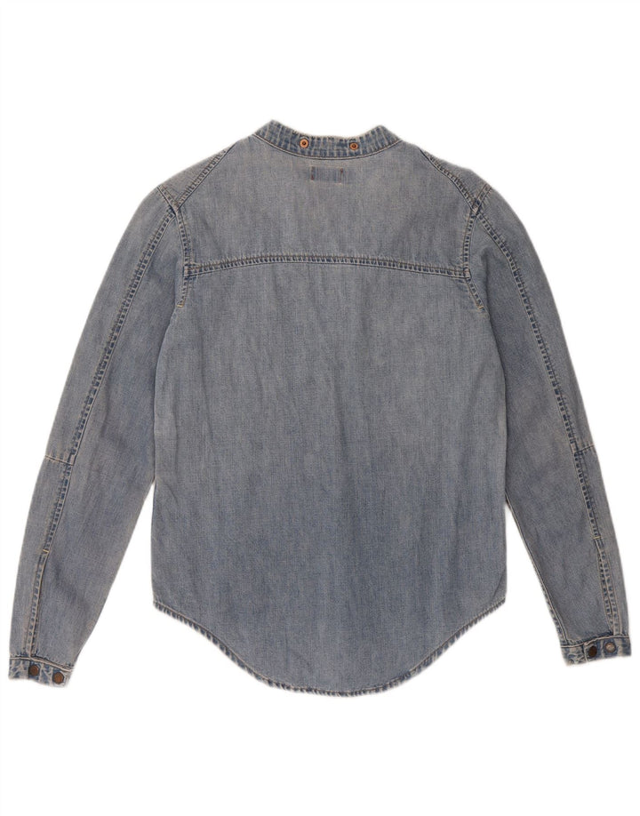 Levi's Dame Pullover Denim Shirt UK 6 XS Blå Bomuld