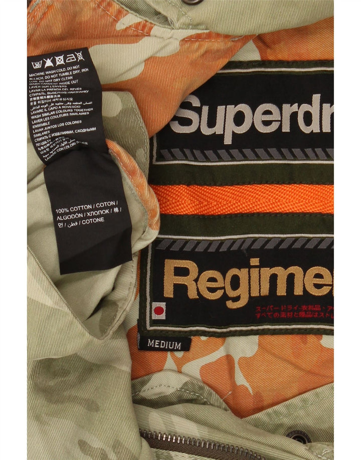 Superdry Oversized 3/4-ærmet militærjakke til kvinder UK 14 Medium Khaki