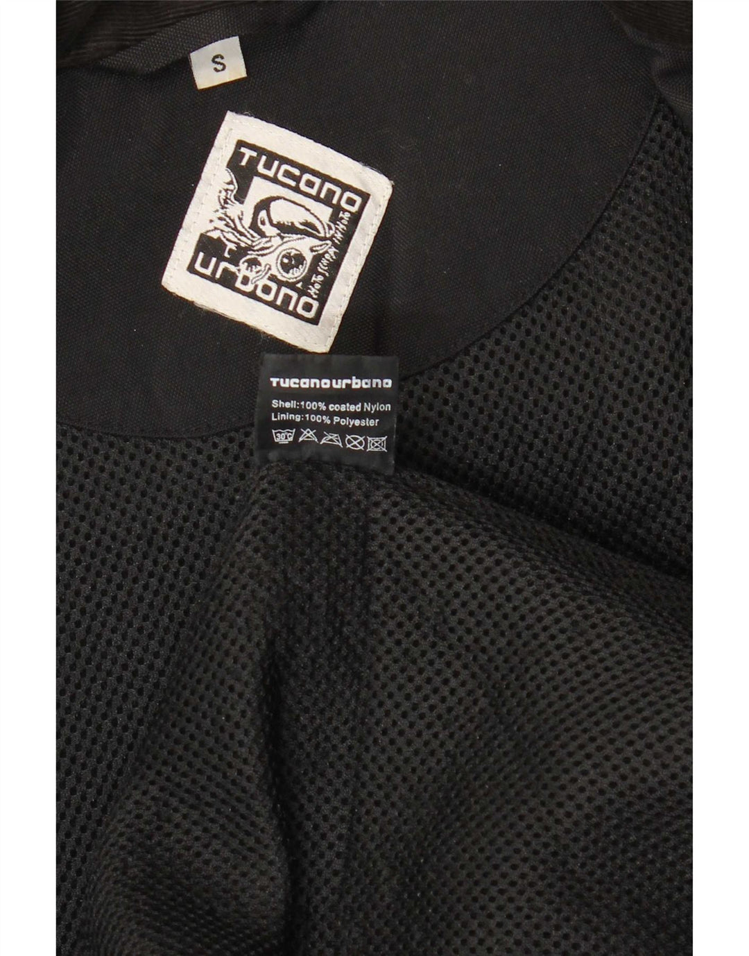 Tucano Urbano Herre Utility Jacket UK 36 Small Black Nylon