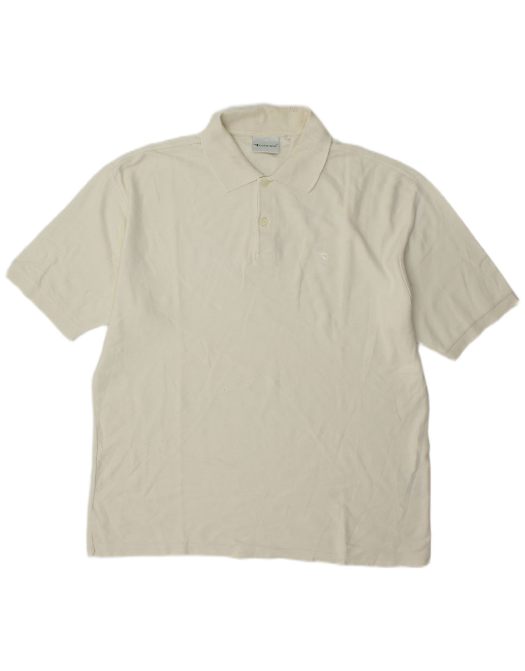 Diadora Herre Loose Fit Polo Shirt IT 50 Medium Beige
